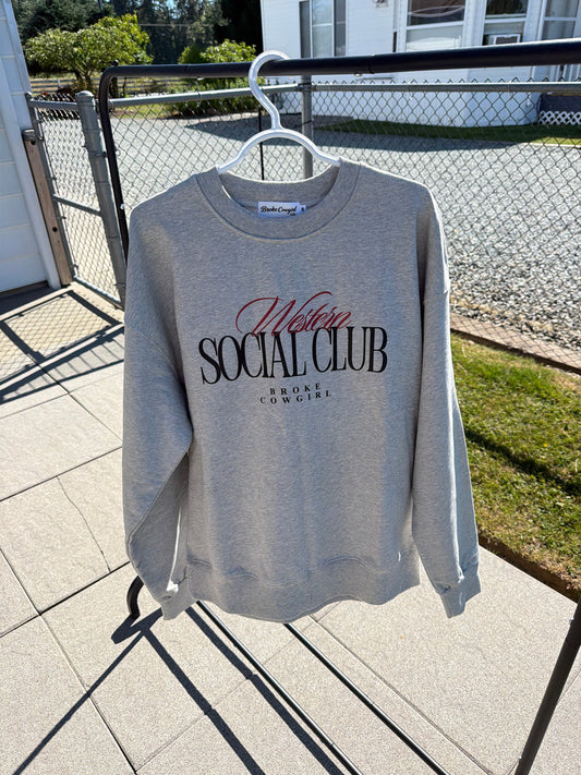 Western Social Club Crewneck